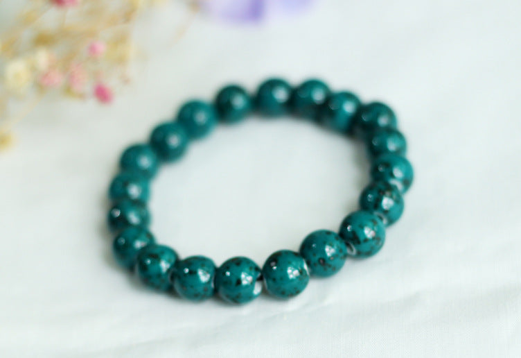 Chinese Ceramic Accessories Ethnic Style Full Bead Bracelet Live Streaming Beach Goods Source Ceramic Beads Wholesale