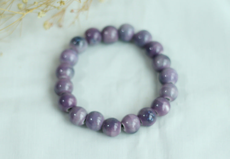 Chinese Ceramic Accessories Ethnic Style Full Bead Bracelet Live Streaming Beach Goods Source Ceramic Beads Wholesale