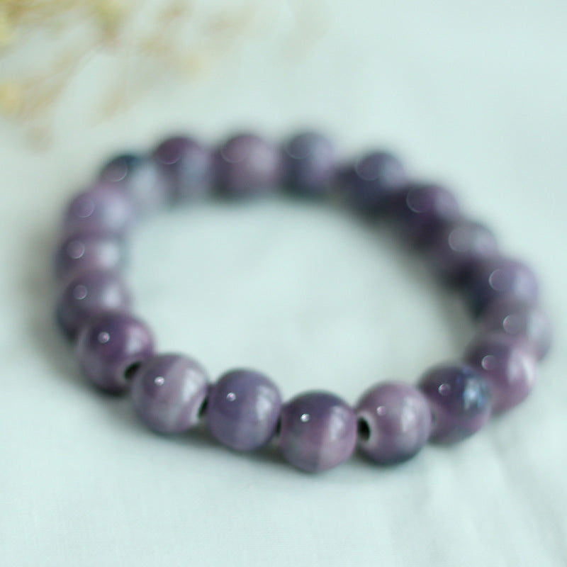 Chinese Ceramic Accessories Ethnic Style Full Bead Bracelet Live Streaming Beach Goods Source Ceramic Beads Wholesale