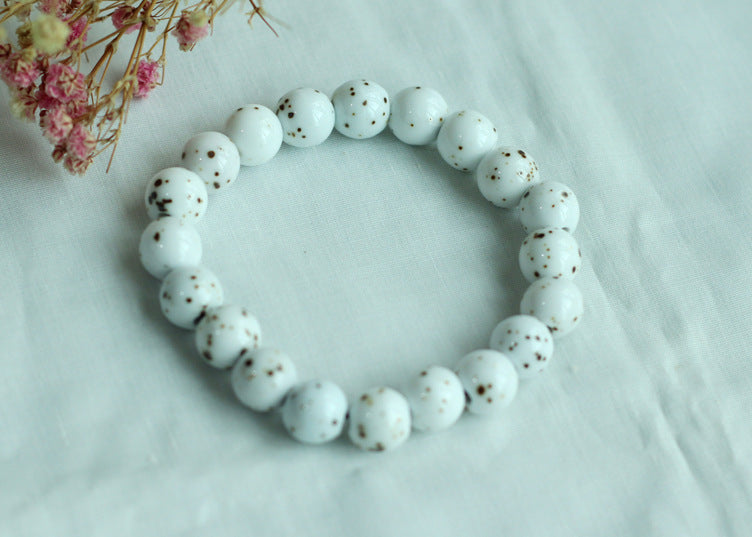 Chinese Ceramic Accessories Ethnic Style Full Bead Bracelet Live Streaming Beach Goods Source Ceramic Beads Wholesale